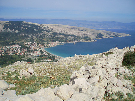 Blick auf die Stadt - Kvarner (Baška)