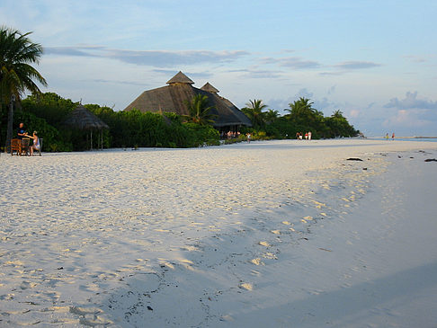 Gebäude am Strand - Malediven