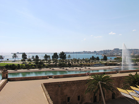 Blick von der Mauer der La Seu - Mallorca (Palma de Maljorka)