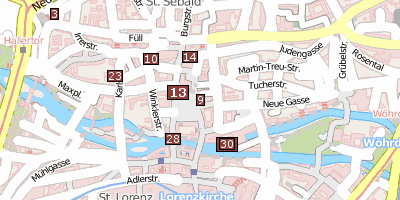 Stadtplan Frauenkirche 