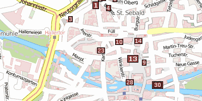 Spielzeugmuseum Nürnberg Stadtplan