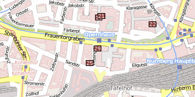 Staatstheater Nürnberg Stadtplan