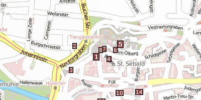 Stadtplan Tiergärtnertor